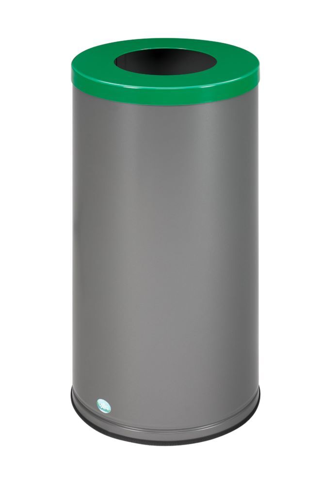 VAR Wertstoffsammelgerät 70 Liter smaragdgrün eisenglimmer 435 x 435 x 760 mm Produktbild VAR Wertstoffsammelgerät 70 Liter smaragdgrün eisenglimmer 435 x 435 x 760 mm