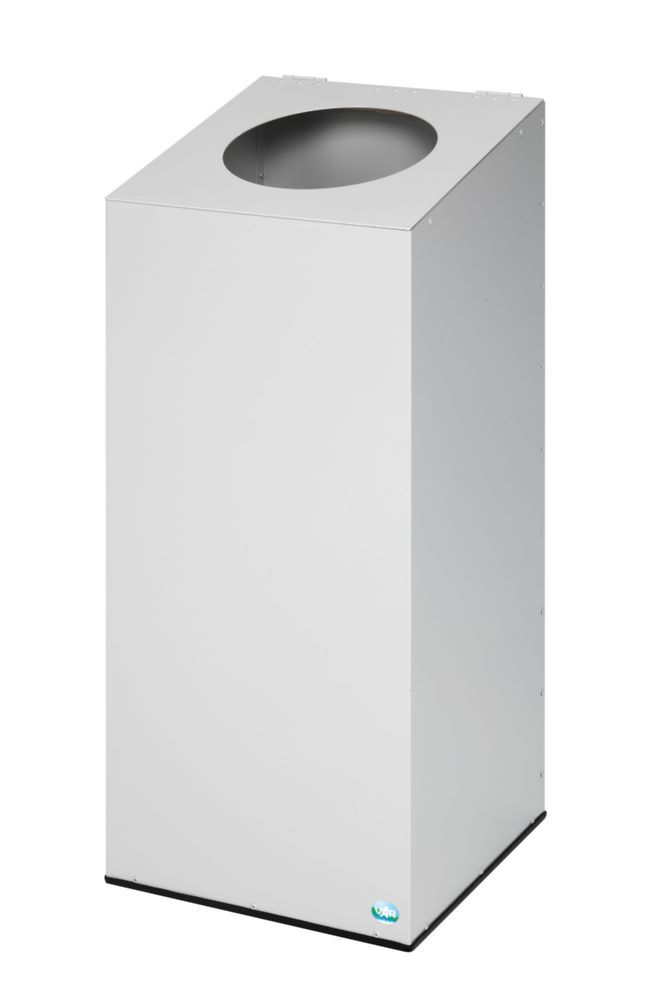 VAR Wertstoffsammelgerät 38 mit Klemmring lichtgrau 470 x 470 x 1045 mm Produktbild VAR Wertstoffsammelgerät 38 mit Klemmring lichtgrau 470 x 470 x 1045 mm