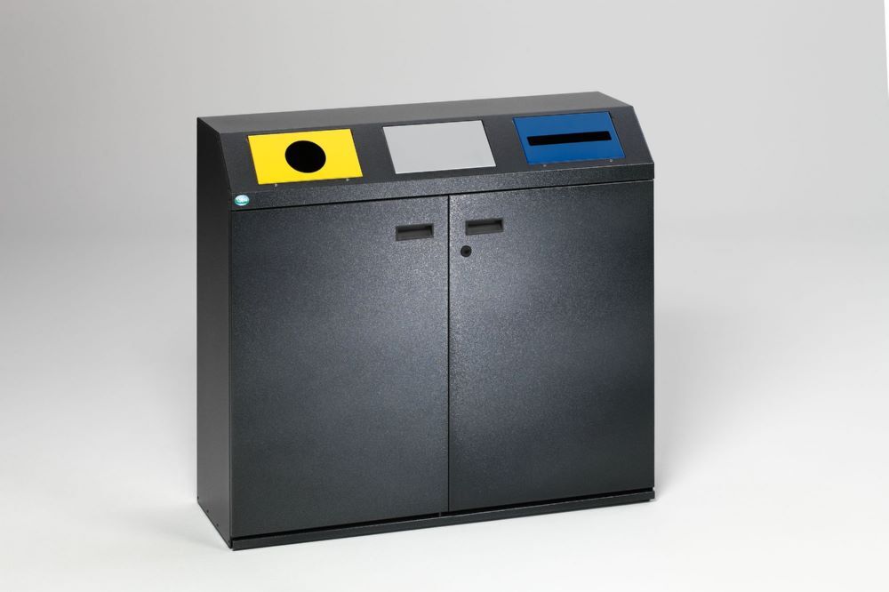 Var Wertstoffsammelstation WS 97 antiksilber Produktbild Var Wertstoffsammelstation WS 97 antiksilber