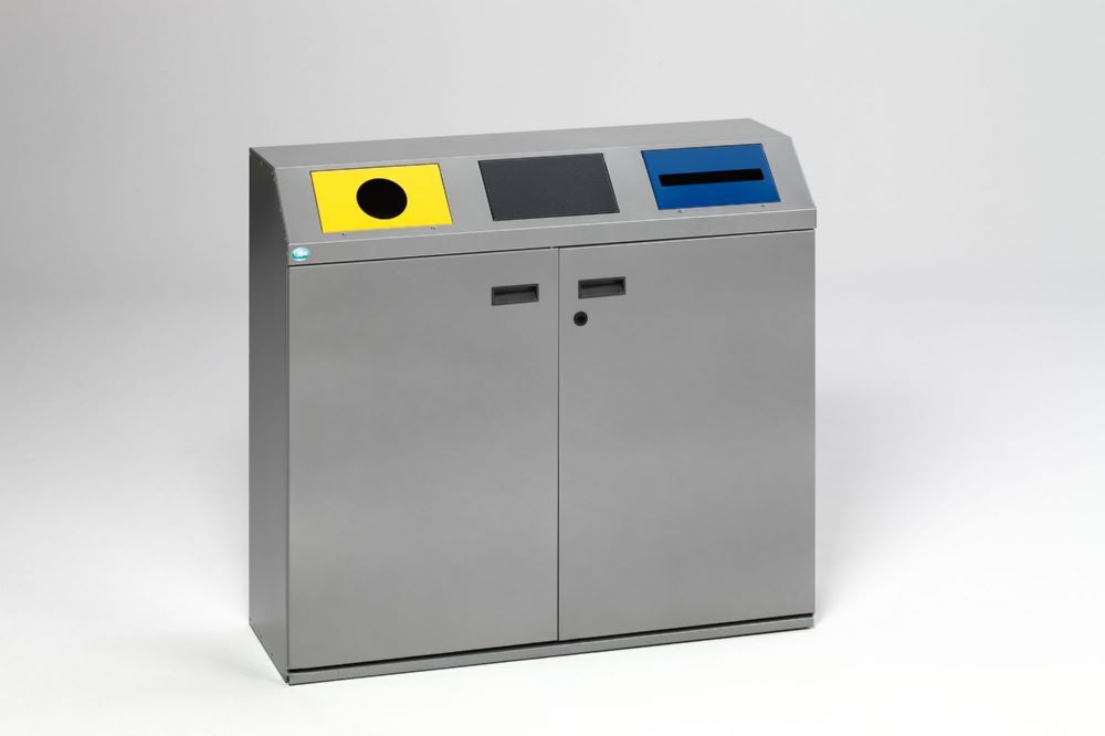 Var Wertstoffsammelstation WS 97 silber Produktbild Var Wertstoffsammelstation WS 97 silber