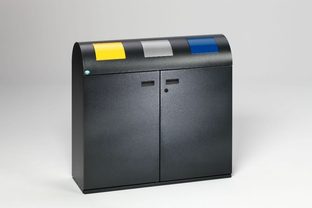 Var Wertstoffsammelstation WS 100R antiksilber Produktbild Var Wertstoffsammelstation WS 100R antiksilber