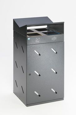 VAR Wertstoffsammelstation WS 58 4 Fach 1200 x 800 x 1350 mm Produktbild VAR Wertstoffsammelstation WS 58 4 Fach 1200 x 800 x 1350 mm