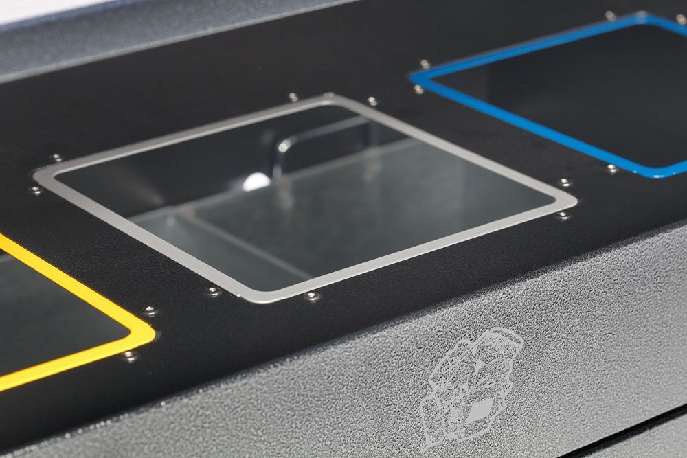 Var Wertstoffsammelstation WS 89 mit 3 Fächer 300 Liter antiksilber Produktbild Var Wertstoffsammelstation WS 89 mit 3 Fächer 300 Liter antiksilber bild 4