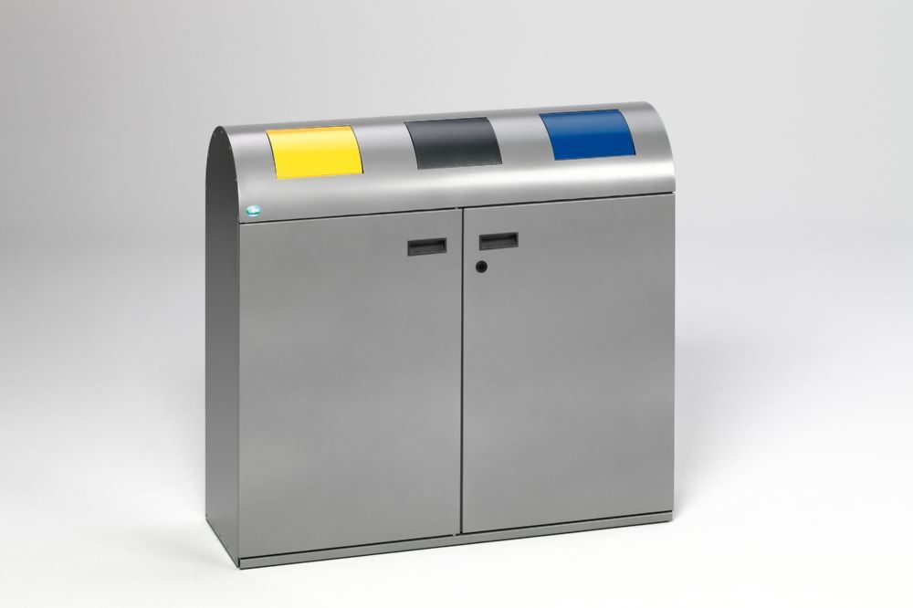 Var Wertstoffsammelstation WS 100R silber Produktbild Var Wertstoffsammelstation WS 100R silber
