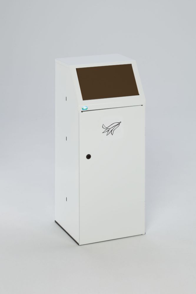 Var Wertstoffsammler WSG 69 Fronttür Einwurfklappe braun beschichtet Klemmring Produktbild Var Wertstoffsammler WSG 69 Fronttür Einwurfklappe braun beschichtet Klemmring