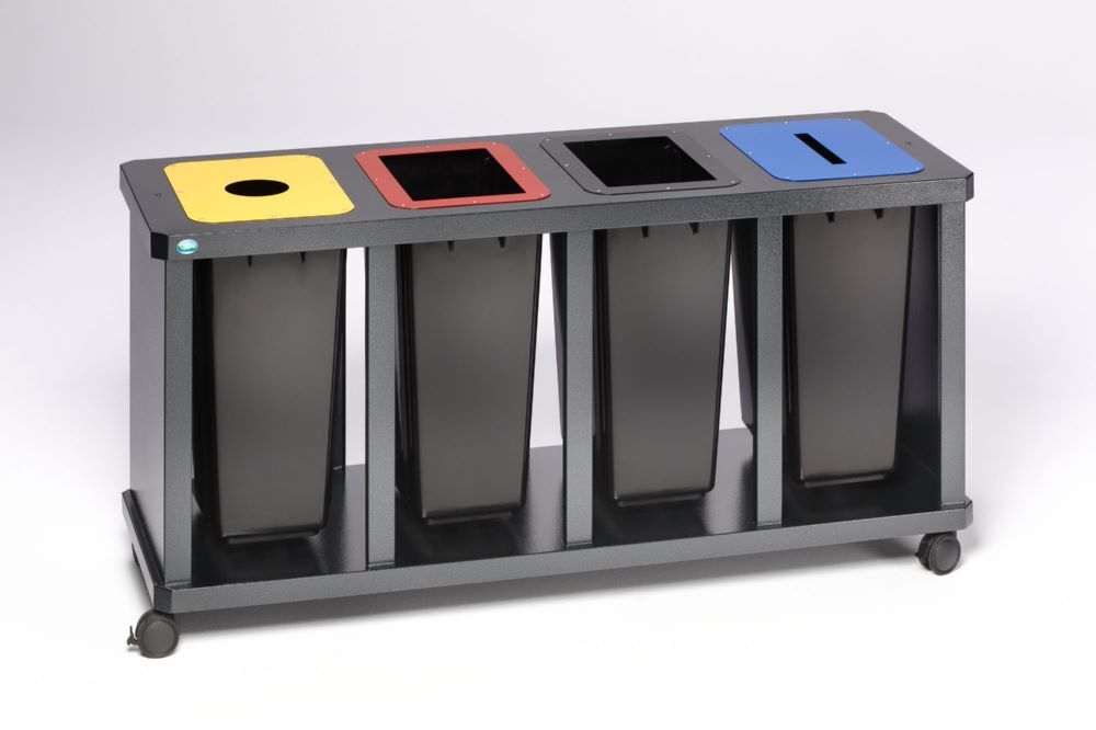 Var Wertstoffsammlstation Tetris 230 Liter 670 x 1570 x 520 mm Produktbild Var Wertstoffsammlstation Tetris 230 Liter 670 x 1570 x 520 mm