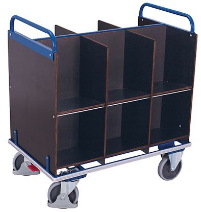 Variofit Aktenwagen mit 12 Fächern 1105x700x1185mm Produktbild Variofit Aktenwagen mit 12 Fächern 1105x700x1185mm