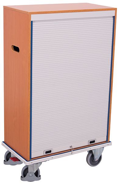 Variofit Aktenwagen mit 9 Fächern verschließbar 875x490x1460mm Produktbild Variofit Aktenwagen mit 9 Fächern verschließbar 875x490x1460mm bild 2