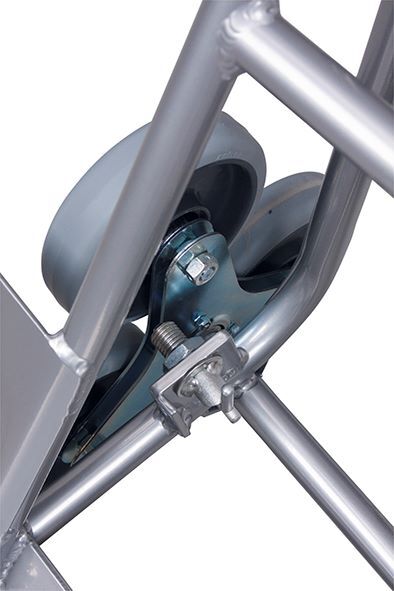 Variofit Aluminium Treppenkarre 2 dreiarmige Radsterne Schaufel 300x255mm Produktbild Variofit Aluminium Treppenkarre 2 dreiarmige Radsterne Schaufel 300x255mm bild 2