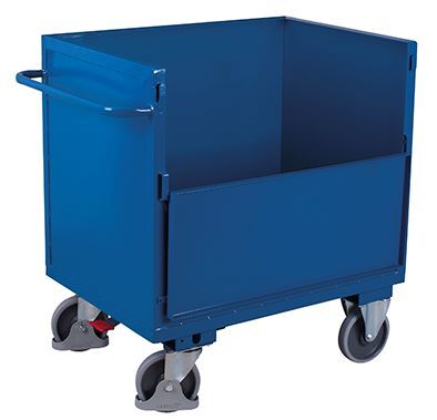 Variofit Blechkastenwagen fest verschweißt blau 1330x820x1105mm Variofit Blechkastenwagen fest verschweißt blau 1330x820x1105mm