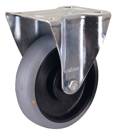 Variofit Bockrolle 160x40mm grau elektrisch leitfähig Produktbild Variofit Bockrolle 160x40mm grau elektrisch leitfähig