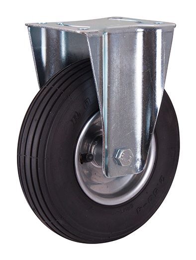 Variofit Bockrolle mit Luftreifen 230x65mm schwarz Traglast 130kg Produktbild Variofit Bockrolle mit Luftreifen 230x65mm schwarz Traglast 130kg