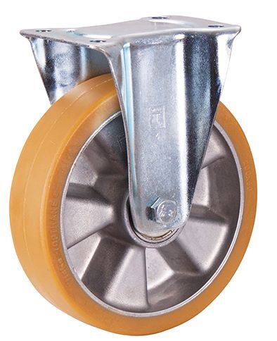 Variofit Bockrolle Polyurethan 200x50mm Traglast 350kg Produktbild Variofit Bockrolle Polyurethan 200x50mm Traglast 350kg