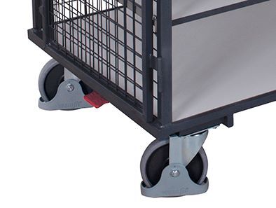 Variofit ESD Etagenwagen fest verschweißt 5 Etagen 1115x730x1810mm Variofit ESD Etagenwagen fest verschweißt 5 Etagen 1115x730x1810mm
