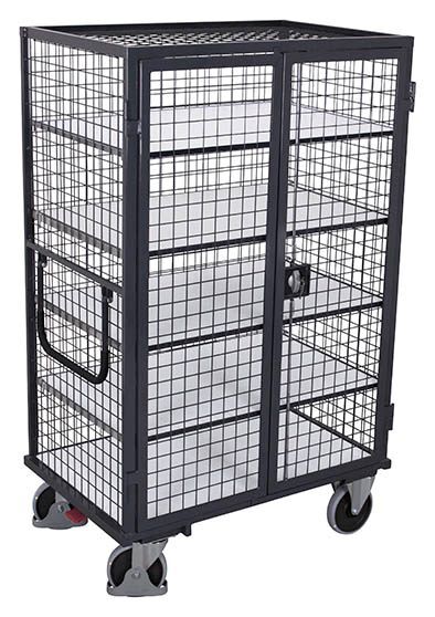 Variofit ESD Etagenwagen fest verschweißt 5 Etagen 1115x730x1810mm Variofit ESD Etagenwagen fest verschweißt 5 Etagen 1115x730x1810mm