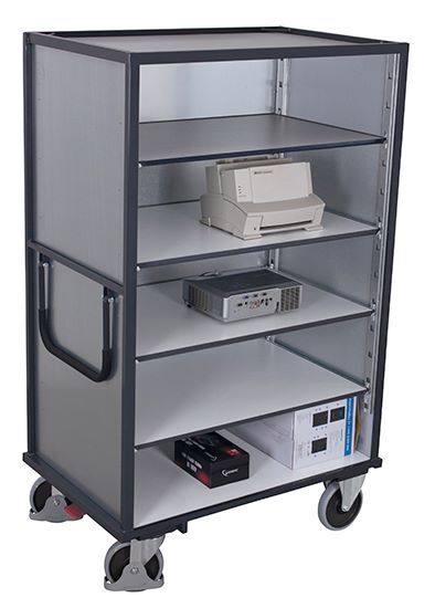 Variofit ESD Etagenwagen fest verschweißt 5 Etagen 1115x730x1810mm