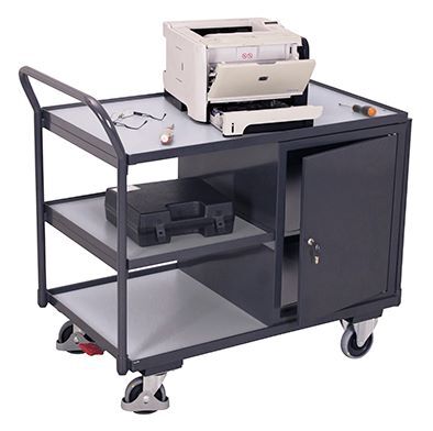 Variofit ESD Werkstattwagen mit 3 Ladeflächen 1125x625x1010mm Produktbild Variofit ESD Werkstattwagen mit 3 Ladeflächen 1125x625x1010mm