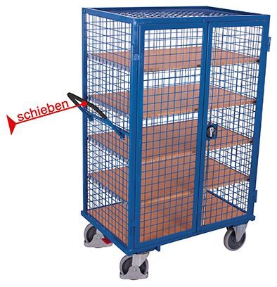 Variofit Etagenwagen fest verschweißt 5 Etagen 1115x730x1810mm Produktbild Variofit Etagenwagen fest verschweißt 5 Etagen 1115x730x1810mm bild 3