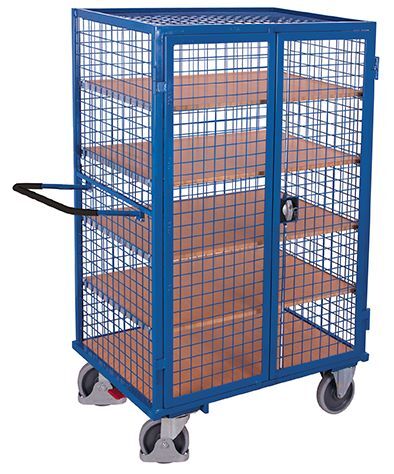 Variofit Etagenwagen fest verschweißt 5 Etagen 1115x730x1810mm Produktbild Variofit Etagenwagen fest verschweißt 5 Etagen 1115x730x1810mm