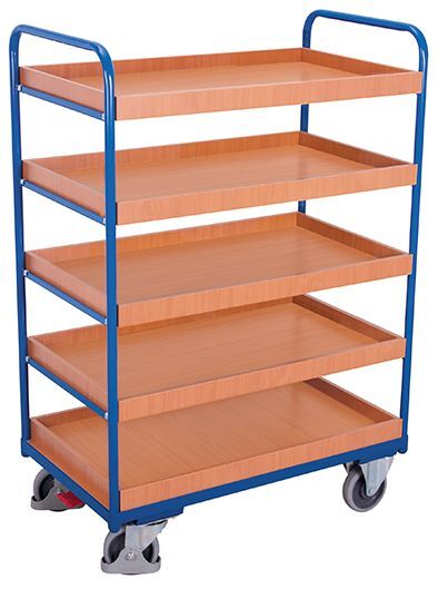 Variofit Etagenwagen hoch 5 Etagen 1060 x 600 x 1530 mm Produktbild Variofit Etagenwagen hoch 5 Etagen 1060 x 600 x 1530 mm