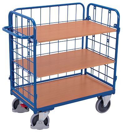 Variofit Etagenwagen niedrig 1040x525x1180mm Produktbild Variofit Etagenwagen niedrig 1040x525x1180mm