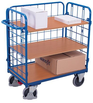 Variofit Etagenwagen niedrig Traglast 500kg 1190x625x1220mm Produktbild Variofit Etagenwagen niedrig Traglast 500kg 1190x625x1220mm bild 2