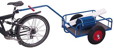 Variofit Fahrradanhänger ohne Bordwand 1880x740x740mm Traglast 200kg Produktbild Variofit Fahrradanhänger ohne Bordwand 1880x740x740mm Traglast 200kg bild 2