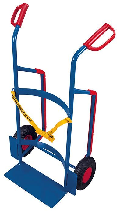 Variofit Fasskarre für Kunststofffässer Traglast 250kg 660x470x1190mm Produktbild Variofit Fasskarre für Kunststofffässer Traglast 250kg 660x470x1190mm bild 3