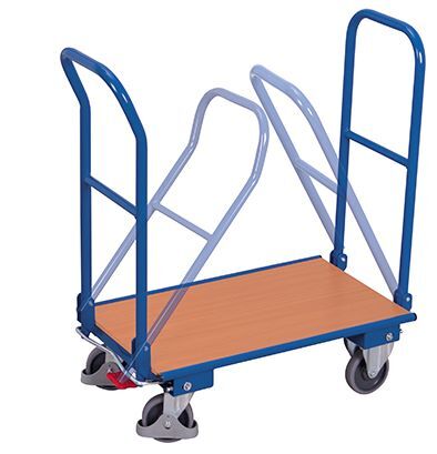 Variofit Klappbügelwagen mit 2 Bügeln 850x450x940mm Traglast 150kg Produktbild Variofit Klappbügelwagen mit 2 Bügeln 850x450x940mm Traglast 150kg
