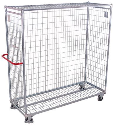 Variofit Kommissionierwagen verzinkt Traglast 300kg 1860x650x1850mm Produktbild Variofit Kommissionierwagen verzinkt Traglast 300kg 1860x650x1850mm