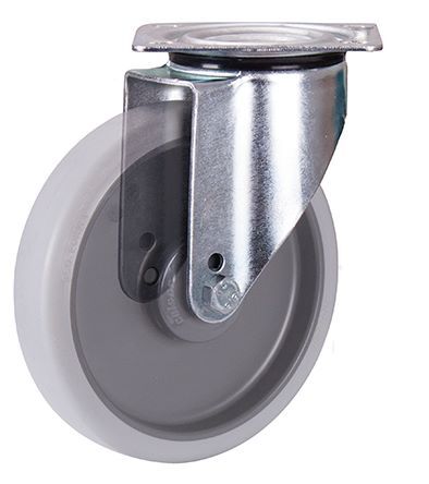 Variofit Lenkrolle Traglast 225kg 200x40mm grau thermoplastisch Produktbild Variofit Lenkrolle Traglast 225kg 200x40mm grau thermoplastisch bild 2