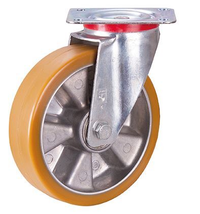 Variofit Lenkrolle Polyurethan 200 x 50 mm Traglast 350 kg Produktbild Variofit Lenkrolle Polyurethan 200 x 50 mm Traglast 350 kg