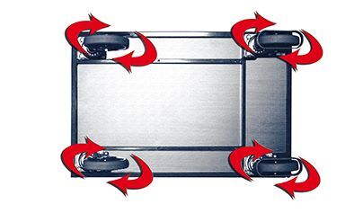 Variofit 2 Lenkrollen Satz Lufträder Produktbild Variofit 2 Lenkrollen Satz Lufträder