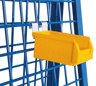 Variofit Materialkiste 160x105x75mm gelb Traglast 2kg Produktbild Variofit Materialkiste 160x105x75mm gelb Traglast 2kg