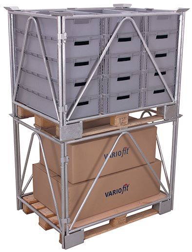 Variofit Palettenaufsatz Nutzhöhe 810mm Auflast 2000kg Typ 68 verzinkt Produktbild Variofit Palettenaufsatz Nutzhöhe 810mm Auflast 2000kg Typ 68 verzinkt bild 3