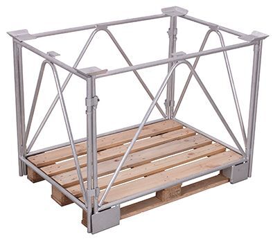 Variofit Palettenaufsatz 1205x810mm Auflast 2000kg Typ 68 verzinkt Produktbild Variofit Palettenaufsatz 1205x810mm Auflast 2000kg Typ 68 verzinkt