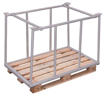 Variofit Palettenaufsatz Nutzhöhe 955mm Auflast 2000kg Typ 75 verzinkt Produktbild Variofit Palettenaufsatz Nutzhöhe 955mm Auflast 2000kg Typ 75 verzinkt