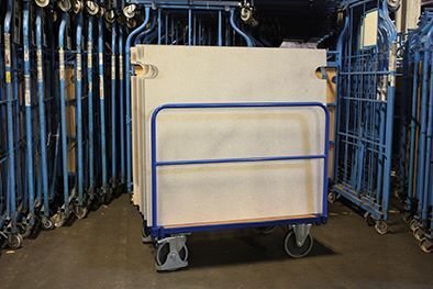 Variofit Rohrbügelwagen 1150x700x1040mm mit 2 Rohrbügeln Produktbild Variofit Rohrbügelwagen 1150x700x1040mm mit 2 Rohrbügeln bild 3