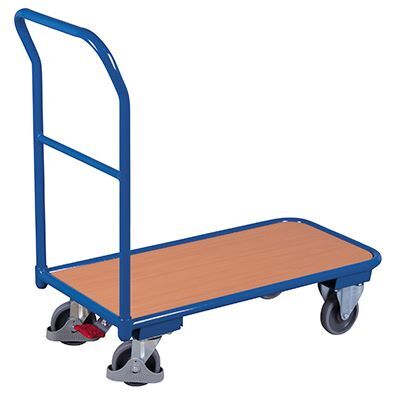Variofit Schiebebügelwagen leichte Ausführung 950x450x945mm Traglast 200kg Produktbild Variofit Schiebebügelwagen leichte Ausführung 950x450x945mm Traglast 200kg