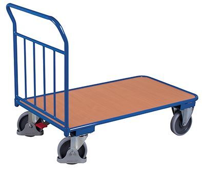 Variofit Schiebebügelwagen mit senkrechten Rohren 950x500x990mm Produktbild Variofit Schiebebügelwagen mit senkrechten Rohren 950x500x990mm