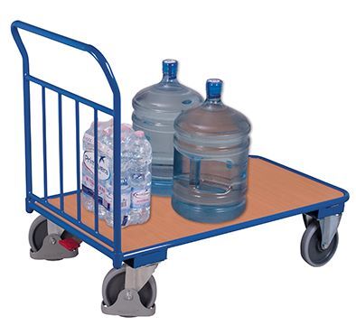 Variofit Schiebebügelwagen mit senkrechten Rohren 1100x700x1030mm Produktbild Variofit Schiebebügelwagen mit senkrechten Rohren 1100x700x1030mm bild 3