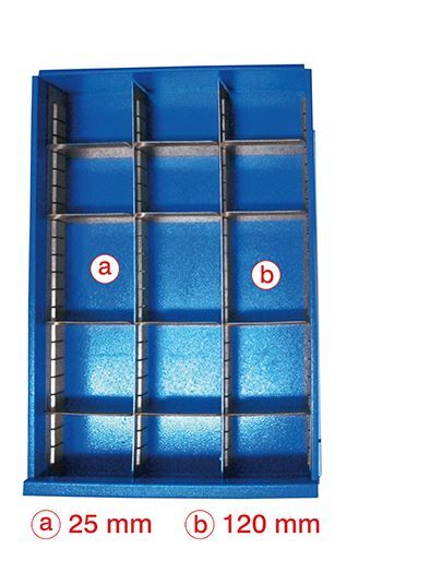 Variofit Schubladeneinteilungsset 390x535x65mm Produktbild Variofit Schubladeneinteilungsset 390x535x65mm