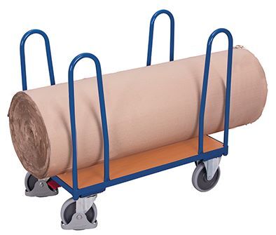 Variofit Seitenbügelwagen mit 4 Bügeln Traglast 500kg 1060x600x1030mm Produktbild Variofit Seitenbügelwagen mit 4 Bügeln Traglast 500kg 1060x600x1030mm bild 2