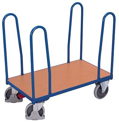 Variofit Seitenbügelwagen mit 4 Bügeln Traglast 500kg 1060x600x1030mm Produktbild Variofit Seitenbügelwagen mit 4 Bügeln Traglast 500kg 1060x600x1030mm