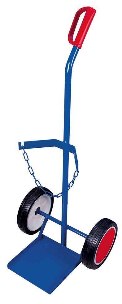 Variofit Stahlflaschenkarre für 1 Flasche jeweils 20 40 50 Liter Produktbild Variofit Stahlflaschenkarre für 1 Flasche jeweils 20 40 50 Liter