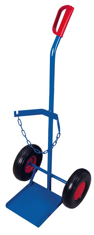 Variofit Stahlflaschenkarre 1 mal 20 40 oder 50 Liter Traglast 100kg Produktbild Variofit Stahlflaschenkarre 1 mal 20 40 oder 50 Liter Traglast 100kg