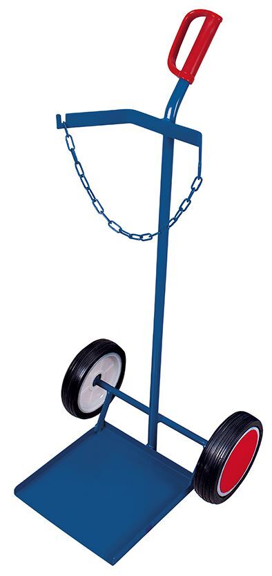 Variofit Stahlflaschenkarre Traglast 100 kg für Propangasflasche Produktbild Variofit Stahlflaschenkarre Traglast 100 kg für Propangasflasche