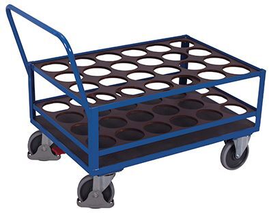 Variofit Stahlflaschenwagen 1265x775x1000mm Produktbild Variofit Stahlflaschenwagen 1265x775x1000mm