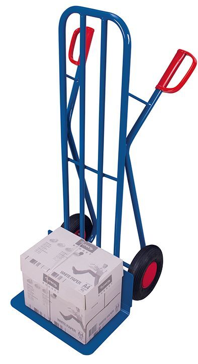 Variofit Stahlrohrkarre mit großer Schaufel Traglast 250kg Produktbild Variofit Stahlrohrkarre mit großer Schaufel Traglast 250kg bild 3