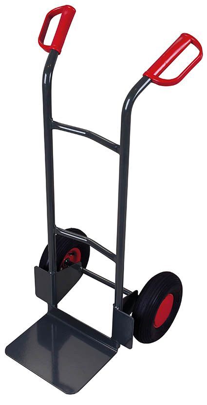 Variofit Stahlrohrkarre 570 x 530 x 1105 mm RAL 7016 anthrazitgrau Produktbild Variofit Stahlrohrkarre 570 x 530 x 1105 mm RAL 7016 anthrazitgrau
